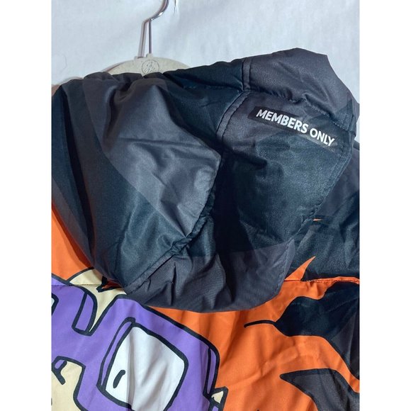 MEMBERS ONLY Nickelodeon RugRats SpongeBob Adult Full Zip Puffer Jacket Small - Picture 4 of 11